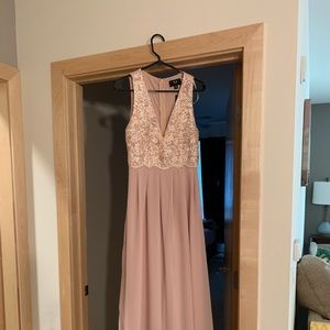 Size 4 mauve maxi dress